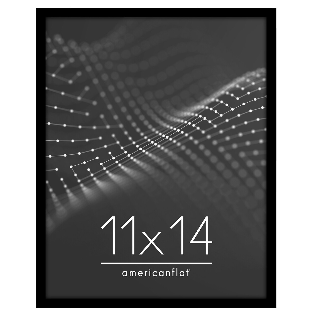 Americanflat Poster Frame - Perfect Frame for Photos and Artwork - Large Picture Frame - Polished Plexiglass - Hanging Hardware with Horizontal and Vertical Display